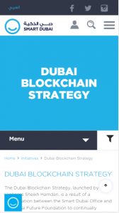 Dubai Bloockchain Strategy